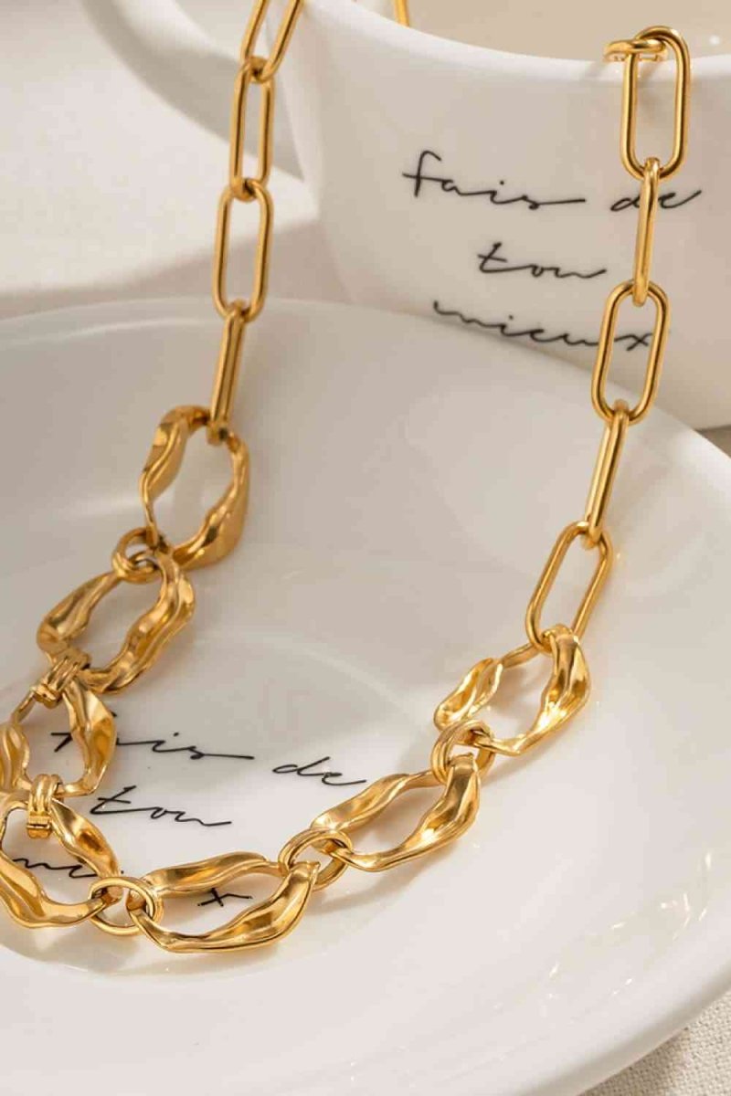 18K Gold-Plated Chain Necklace #Firefly Lane Boutique1
