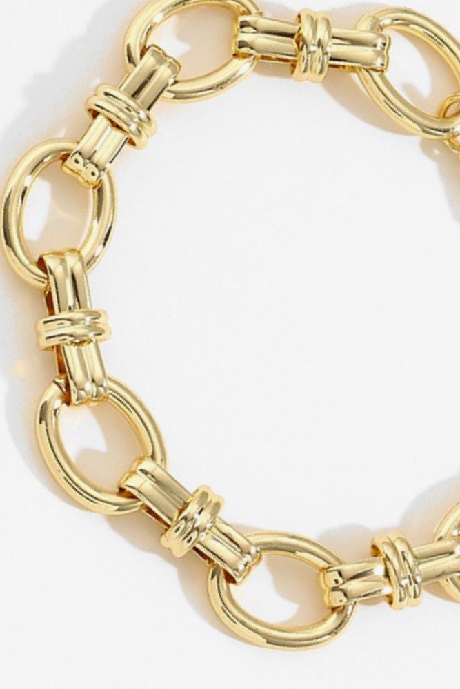 18K Gold Plated Interlocking Circles Chain Bracelet #Firefly Lane Boutique1