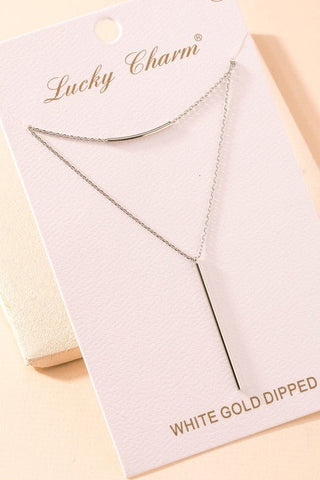 18k Vertical Bar Pendant Necklace #Firefly Lane Boutique1