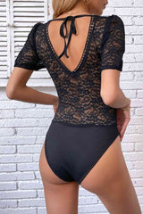 After Hours Black Lace Bodysuit #Firefly Lane Boutique1