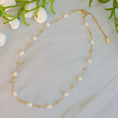 Ashley Freshwater Stationary Pearl Necklace #Firefly Lane Boutique1