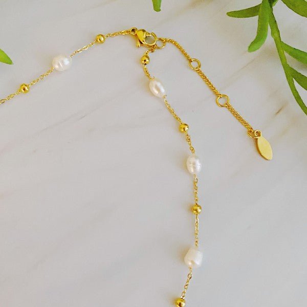 Ashley Freshwater Stationary Pearl Necklace #Firefly Lane Boutique1