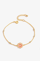 Blossom Bloom Gold Flower Bracelet #Firefly Lane Boutique1