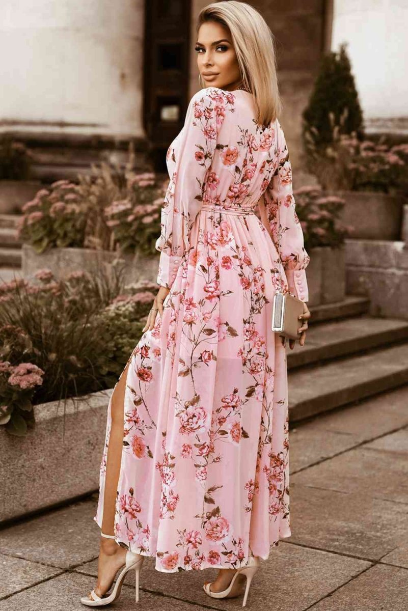 Blossoming Garden Long Sleeve Maxi Dress #Firefly Lane Boutique1