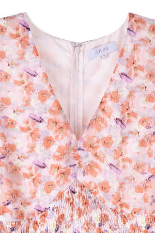 Breezy Blooms Long Sleeve Chiffon Maxi Dress #Firefly Lane Boutique1