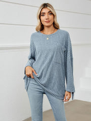 Casual Coziness Long Sleeve Relax T-Shirt #Firefly Lane Boutique1