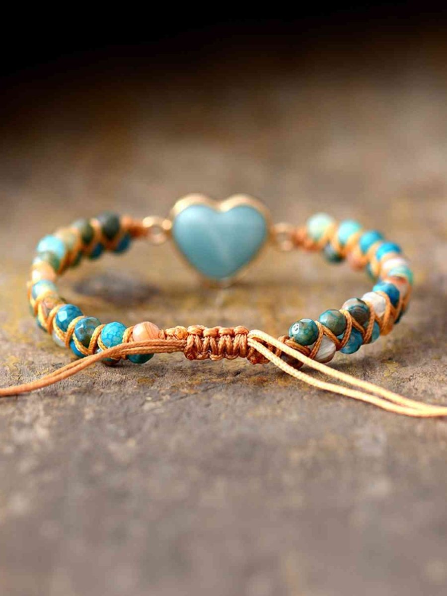 Charm of Affection Heart Bead Bracelet #Firefly Lane Boutique1