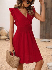 Cherished Moments Mini Red Dress #Firefly Lane Boutique1