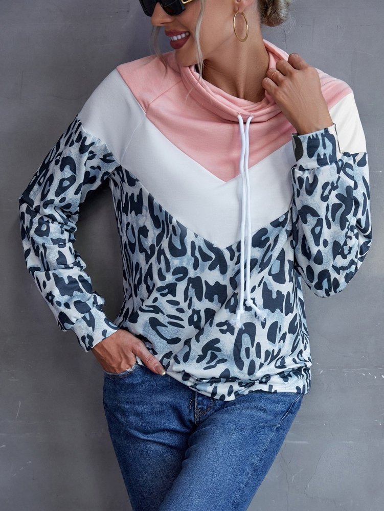 Chevron Fusion Leopard Color Block Sweatshirt #Firefly Lane Boutique1