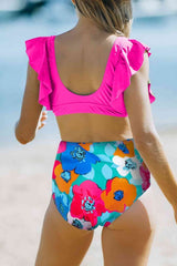 Coconut Cove Floral High Waisted Bikini #Firefly Lane Boutique1