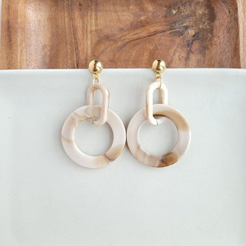 Cora Circle Link Earrings #Firefly Lane Boutique1