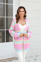 Cotton Candy Drop Shoulder Sweater Cardigan #Firefly Lane Boutique1