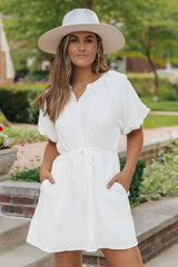 Cotton Clouds White Summer Dress #Firefly Lane Boutique1