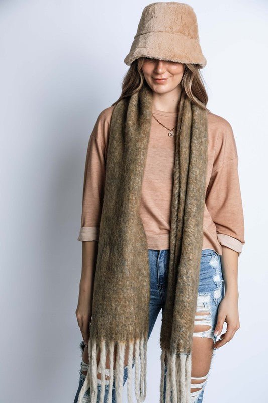 Cuddly Winter Long Fuzzy Scarf #Firefly Lane Boutique1