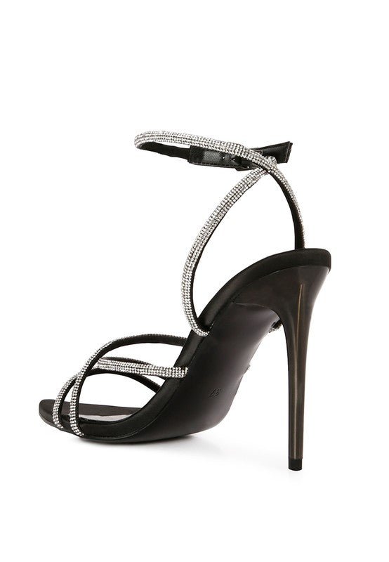 Dare Diamante Strap High Heeled Stiletto Sandals #Firefly Lane Boutique1