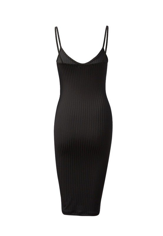 Dark Divinity Midi Sexy Black Dress #Firefly Lane Boutique1