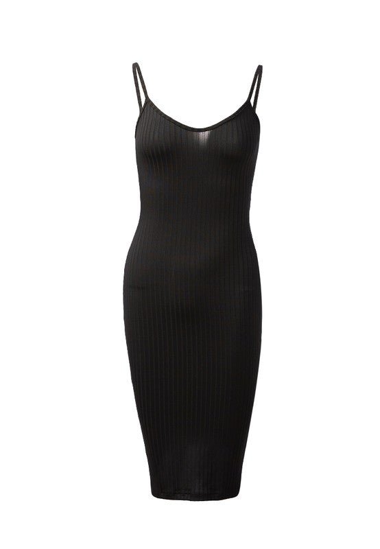 Dark Divinity Midi Sexy Black Dress #Firefly Lane Boutique1