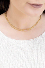 Delicate Shimmer Dainty Gold Layered Necklace #Firefly Lane Boutique1
