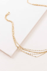 Delicate Shimmer Dainty Gold Layered Necklace #Firefly Lane Boutique1