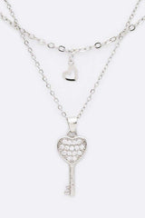 Destiny’s Door Stainless Steel Key Necklace #Firefly Lane Boutique1
