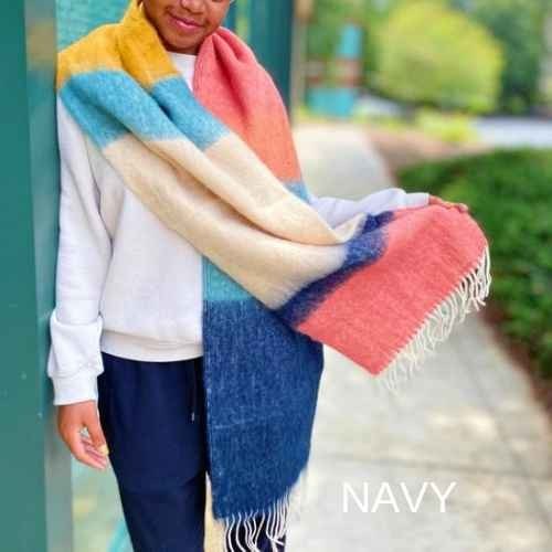 Discover Our Color Block Cozy Scarf #Firefly Lane Boutique1