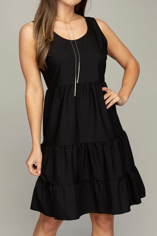 Enchanting Tales Tiered Mini Dress #Firefly Lane Boutique1