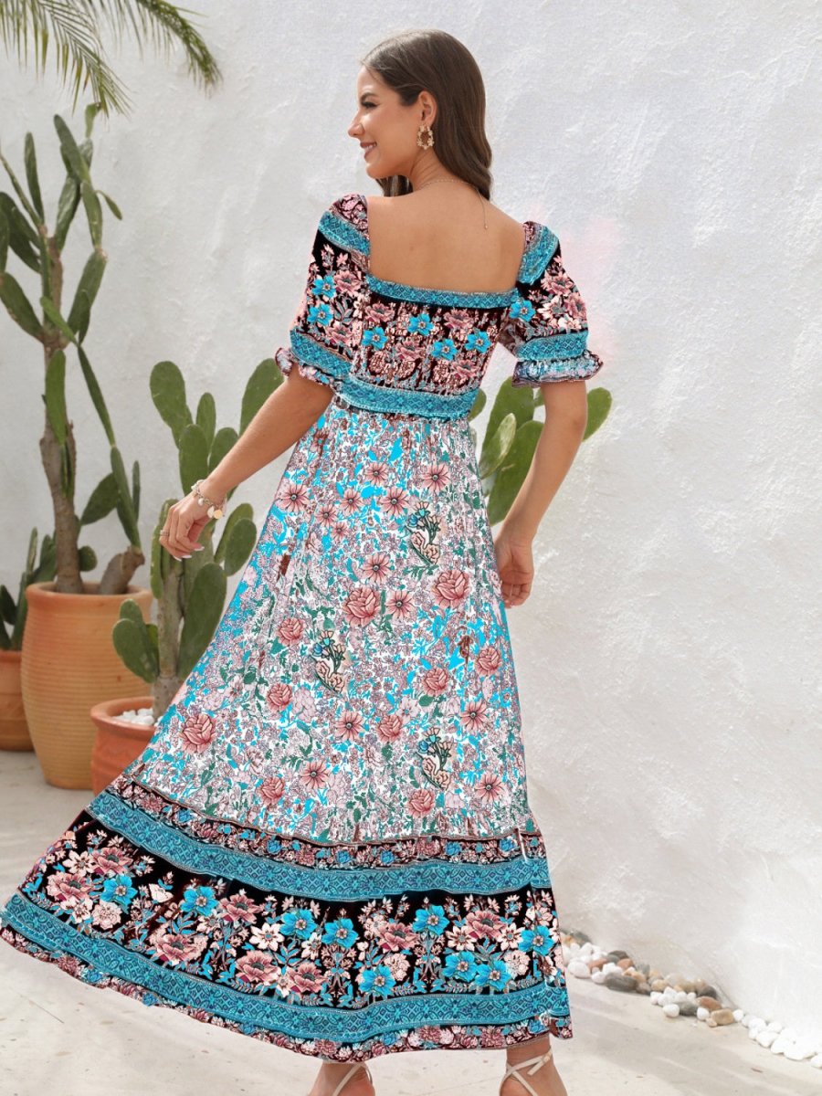 Folklore Melody Off Shoulder Bohemian Summer Dress #Firefly Lane Boutique1