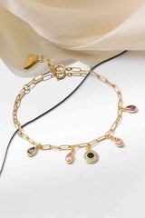 Graceful Stardom Cubic Zirconia Charm Bracelet #Firefly Lane Boutique1