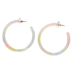 Halo Hues Hoop Neon Iridescent Earrings #Firefly Lane Boutique1