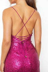 Hard To Ignore Sexy Sequin Cowl Neck Dress #Firefly Lane Boutique1