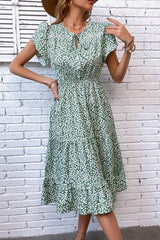 Heard The Story Yet Green and White Floral Dress #Firefly Lane Boutique1