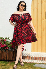 Hello Summer Plus Size Heart Mini Dress #Firefly Lane Boutique1