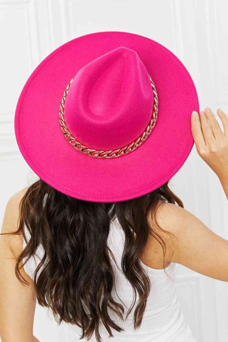 Keep Your Promise Fedora Hot Pink Hat #Firefly Lane Boutique1