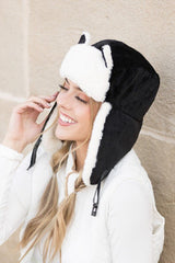 Kitten Trapper Hat with Ear Flaps #Firefly Lane Boutique1