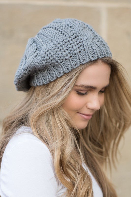 Knit Slouchy Beret #Firefly Lane Boutique1