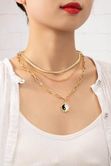 Layered 14k Gold Herringbone Necklace #Firefly Lane Boutique1