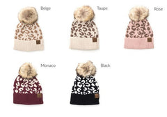 Leopard CC Beanie Hat #Firefly Lane Boutique1