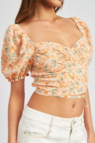Let Me Adore You Cropped Floral Corset Top #Firefly Lane Boutique1