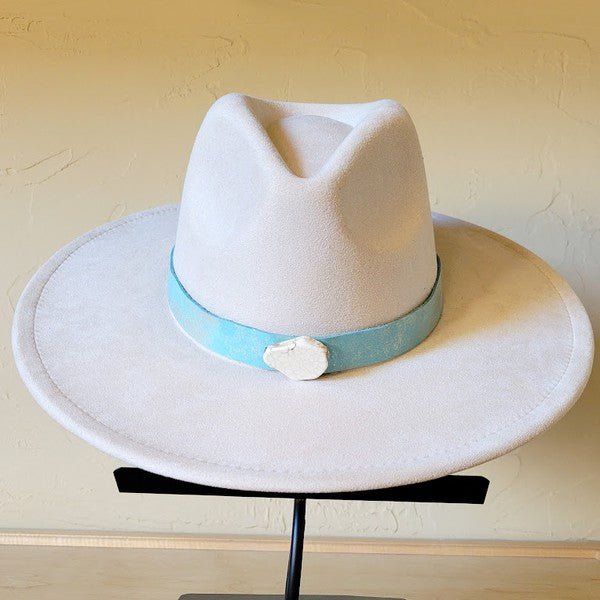 Let’s Ride Turquoise Felt Hat #Firefly Lane Boutique1