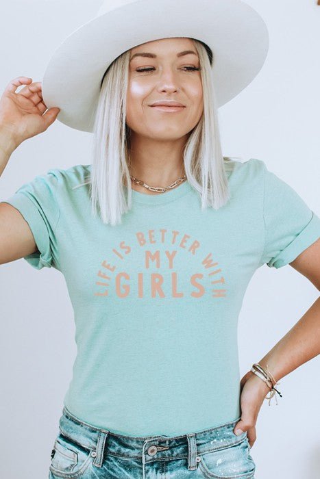 Life is Better With My Girls Block Tee #Firefly Lane Boutique1