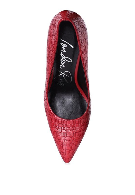 London Rag Brinkles High Heel Pointed Toe Pumps #Firefly Lane Boutique1