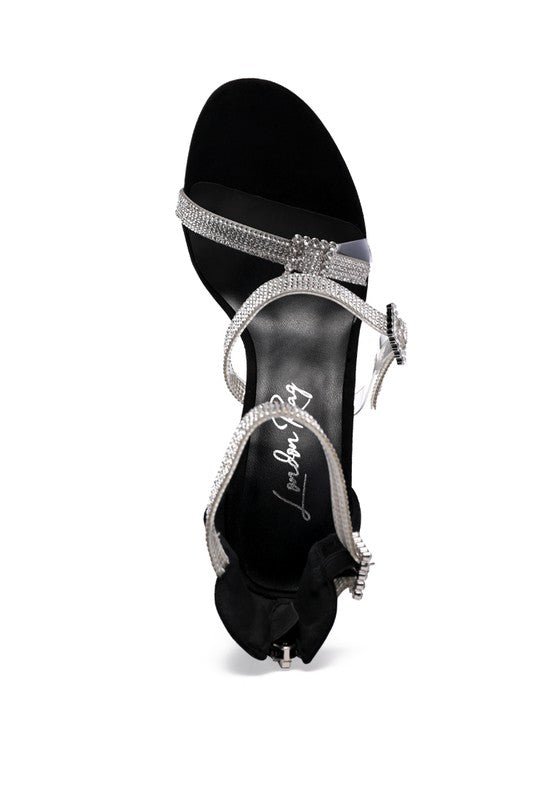 London Rag Ines Bling Strap High Heel Sandals #Firefly Lane Boutique1