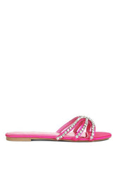 London Rag Mezzie Dimante Strap Flat Sandals #Firefly Lane Boutique1