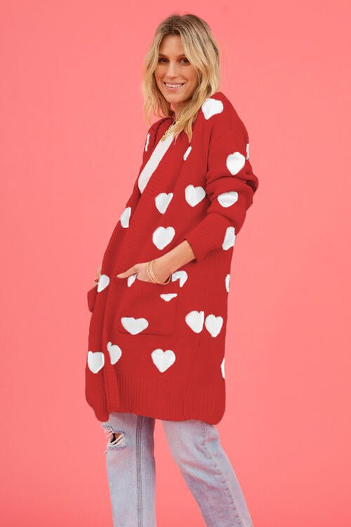 Love Letter Printed Heart Cardigan #Firefly Lane Boutique1