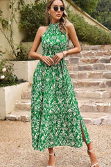 Meadow Bloom Maxi Green Floral Dress #Firefly Lane Boutique1