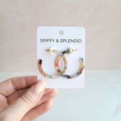 Medium Size Acrylic Hoop Earrings #Firefly Lane Boutique1