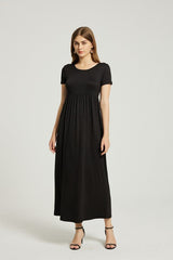 Midnight Reflections Long Black Dress #Firefly Lane Boutique1