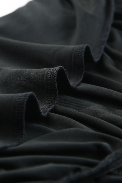 Midsummer Night Mini Black One Shoulder Dress #Firefly Lane Boutique1
