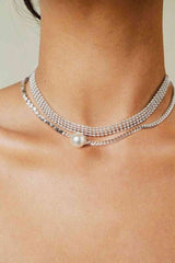 Moonlit Pearl Choker Necklace #Firefly Lane Boutique1