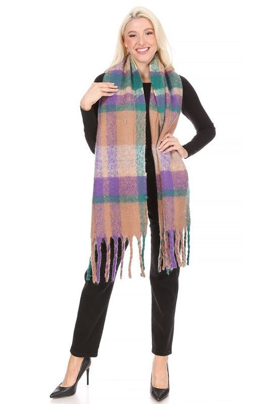 Multicolor Plaid Scarf #Firefly Lane Boutique1